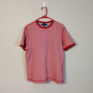 Tommy Hilfiger Red White Striped Tee